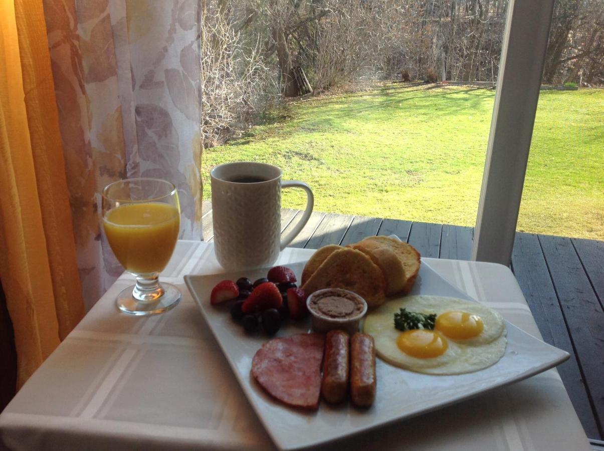 Les Saisons Du Fleuve Bed and Breakfast Lotbiniere Exterior foto